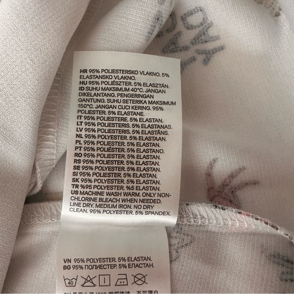 Divided H&M Vacay Print Dress size US 4 - Picture 6 of 8